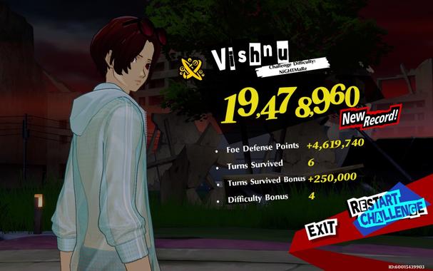 battle results screen, score 19,478,960