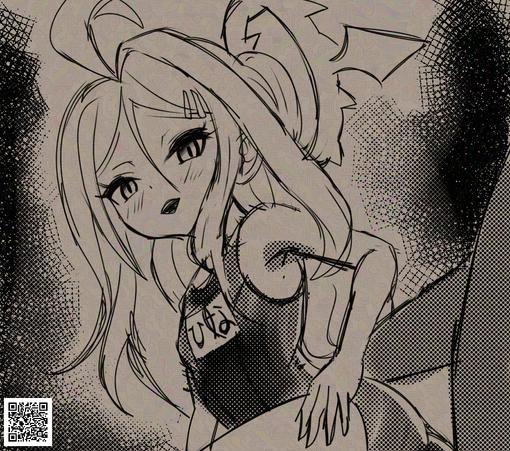 Hina from blue archive wearing school swimsuit being held by the waist as she looks at the camera