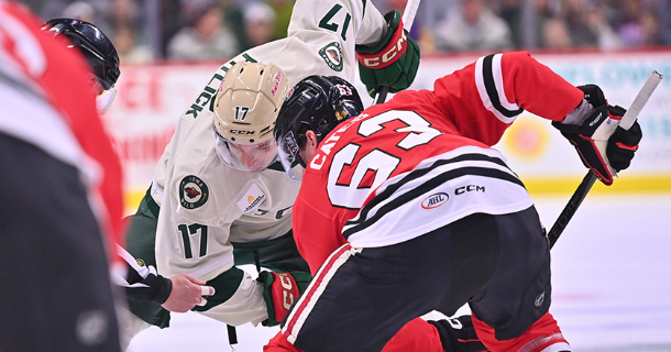 PITLICK SCORES TWICE IN 6-2 LOSS TO ROCKFORD