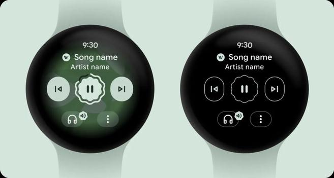 google pixel watch update media controls