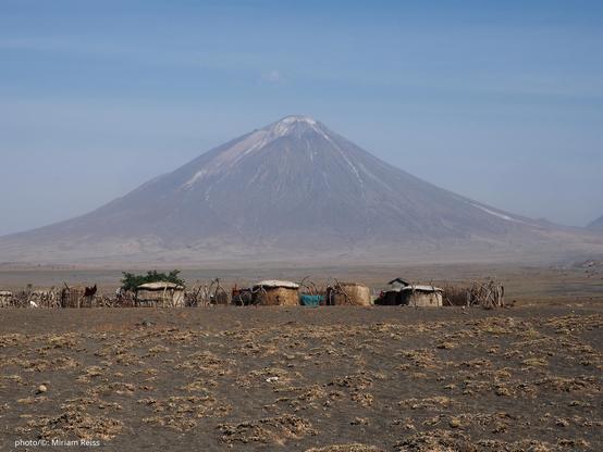 Oldoinyo Lengai in Tanzania is the only active carbonatite volcano on Earth. (photo/©: Miriam Reiss)