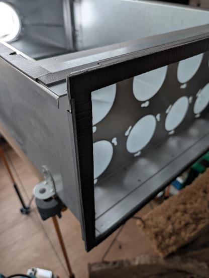 Filterbox in aanbouw