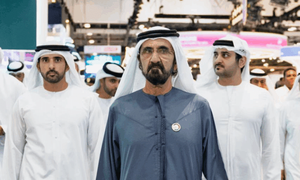 محمد بن راشد: فخور بوطني الذي استطاع أن يجمع العالم في جيتكس جلوبال