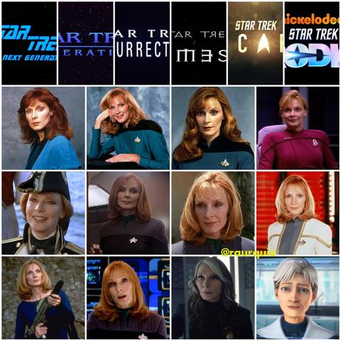Happy BevCrusherDay dr crusher star trek the next generation generations first contact insurrection nemesis star trek picard star trek prodigy