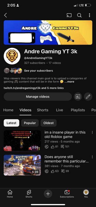 My gaming videos 🎮🎮🎮