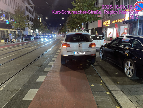 Nur Durch Prottect Bike Line- Wird Der Radverkehr nicht durch Autogewalt Blockade gefährdet.