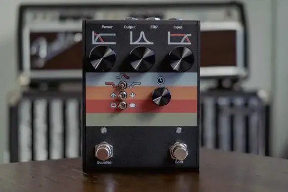 black BG color pallet, guitar stompbox