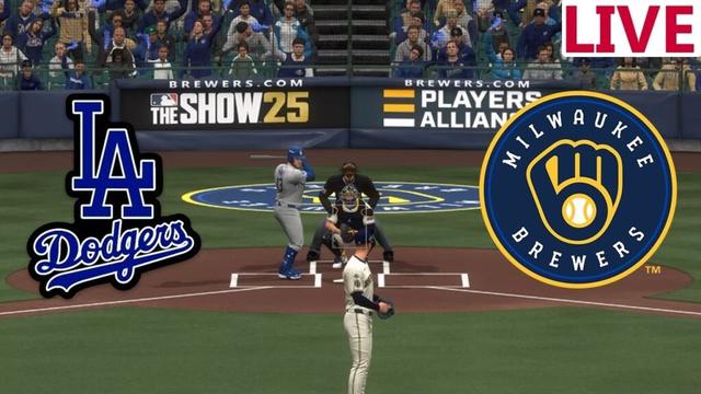 🔴ライブ🔴ロサンゼルス・ドジャース vs ミルウォーキー・ブルワーズ / 10月13日/ / NLCS 第2戦 /MLB THE SHOW 25