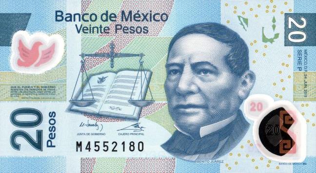 Billete 20 pesos