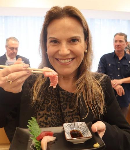 Firms show off Japanese food at event in Brazil