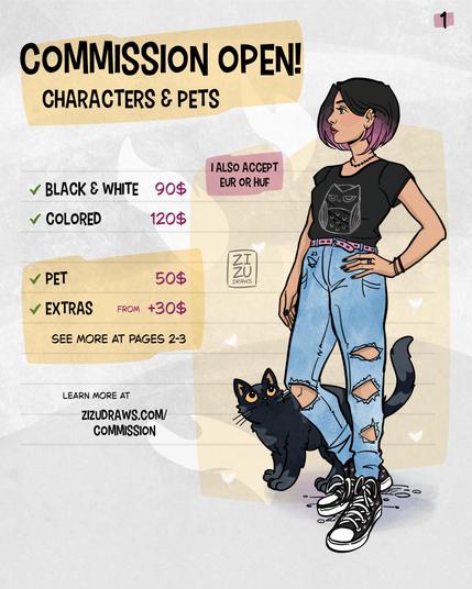 Commission Sheet - zizudraws