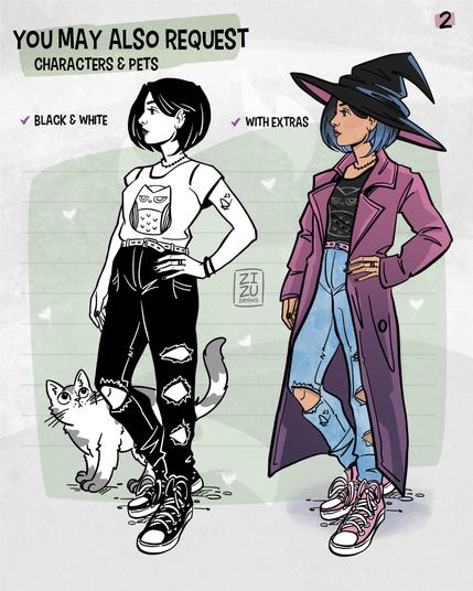 Commission Sheet - zizudraws