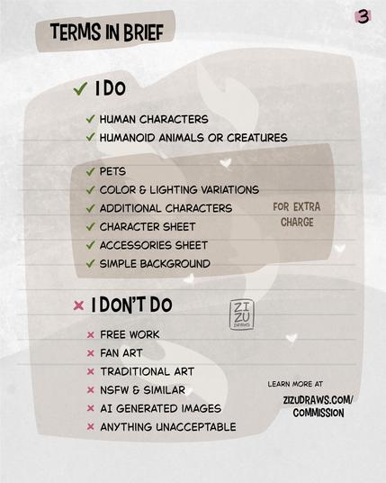 Commission Sheet - zizudraws