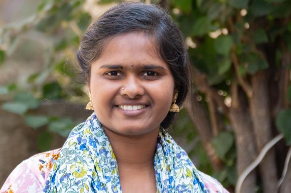 Unser Patenkind Bharathi Rani