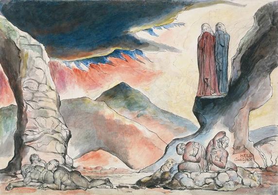 <p>After they have talked with the notorious thief Vanni Fucci, Dante and Virgil move on and meet a centaur, identified by Virgil as Cacus, who had been killed by Hercules. Dante’s classical reference here is a little strange in that he gives an account of the killing of Cacus according to Livy, rather than Virgil’s version in his <em>Aeneid.</em></p>
<figure class="wp-caption alignnone" id="attachment_41977" style="width: 1200px;"><a href="https://eclecticlight.co/wp-content/uploads/2019/05/flaxmancentaur.jpg"><img alt="flaxmancentaur" class="size-full wp-image-41977" src="https://eclecticlight.co/wp-content/uploads/2019/05/flaxmancentaur.jpg?w=940" /></a><figcaption class="wp-caption-text" id="caption-attachment-41977">John Flaxman (1755–1826), And I Saw a Centaur (Divine Comedy) (1793), engraving by Tommaso Piroli from original drawing, media and dimensions not known, Cornell University Library, Ithaca, NY. Wikimedia Commons.</figcaption></figure>
<figure class="wp-caption alignnone" id="attachment_41970" style="width: 1452px;"><a href="https://eclecticlight.co/wp-content/uploads/2019/05/blakecentaurcacus.jpg"><img alt="blakecentaurcacus" class="size-full wp-image-41970" src="https://eclecticlight.co/wp-content/uploads/2019/05/blakecentaurcacus.jpg?w=940" /></a><figcaption class="wp-caption-text" id="caption-attachment-41970">William Blake (1757–1827), The Centaur Cacus Threatens Vanni Fucci (Dante’s Inferno) (1824-27), watercolour, 52.5 x 37 cm, The Tate