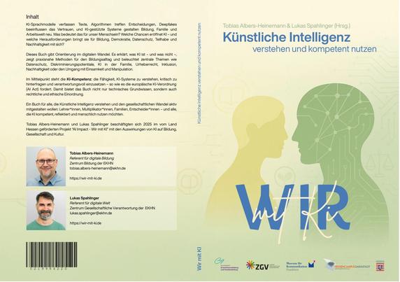 Buchcover Wir mit KI mit Informationen zu KI Kompetenz