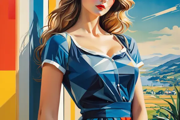 Prompt:  young woman, beautiful face, standing, great body, gorgeous figure, long legs, pretty eyes, long hair, SalineOS Linux distribution style, beautiful background, magnificent scenery, Berthe Morisot style, HD, sharp focus, stunningly beautiful, Bauhaus-Style Poster, simple geometric shapes, clean lines, primary colors, Bauhaus-Style Poster

Negative prompt: verybadimagenegative, bad_prompt_version2-neg, easynegative, FastNegativeV2, ugly, deformed, noisy, blurry, low contrast, extra eyes, bad eyes, ugly eyes, imperfect eyes, deformed pupils, deformed iris, cross-eyed, poorly drawn face, bad face, fused face, ugly face, worst face, unrealistic skin texture, out of frame, poorly drawn hands, cloned face, double face, blurry, bad quality

Text model: neural-chat

Image model: ProtoVisionXL