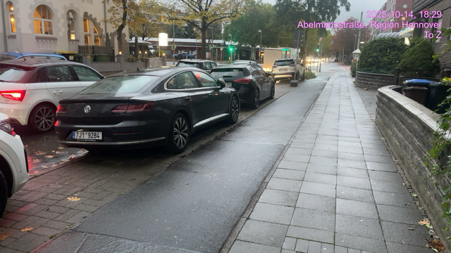 In Der Niedersächsische Landeshauptstadt Hannover - Hat Das Parkende Auto eine Höhere Priorität- als Das Die Alters unabhängige selbstbestimmte Mobilität auf Den Radwege gewährleistet-