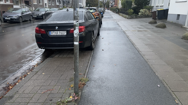 Parken im Radweg
