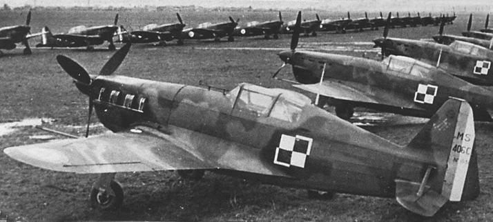 When Germany invaded Poland in September 1939, many experienced Polish airmen escaped through Romania to France, determined to continue the fight against the Axis powers. These men formed the nucleus of the Polish Air Force in exile, which came under French command in 1939–1940. Among the aircraft types they flew in combat during the Battle of France, was the Morane-Saulnier M.S.406, France’s principal fighter at the outbreak of World War II.