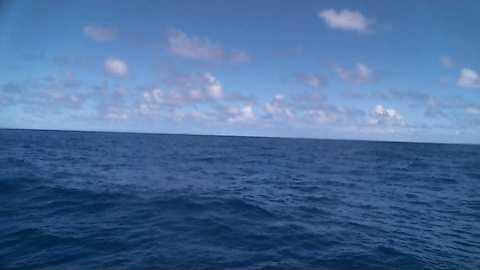 This is an image captured by a buoy floating at sea.