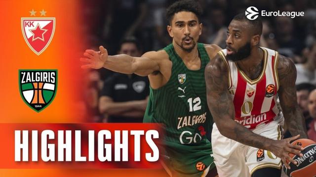 Back in the Spotlight | Crvena Zvezda - Zalgiris | R4 BASKETBALL HIGHLIGHTS 2025-26