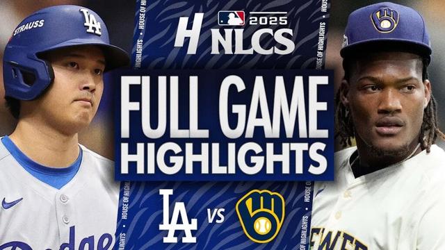 Los Angeles Dodgers vs Milwaukee Brewers - GAME 2 FULL HIGHLIGHTS | October 14, 2025 MLB Playoffs