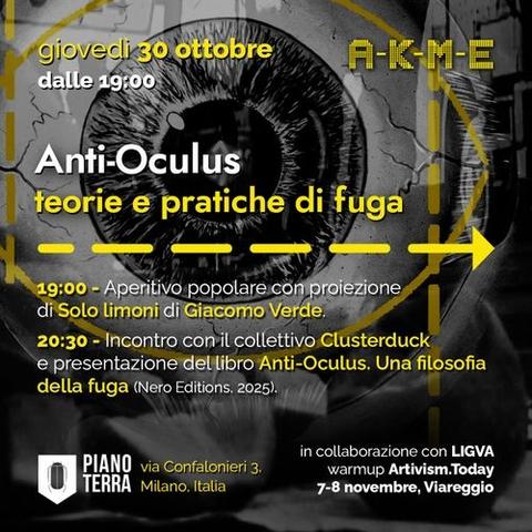 A-K-M-E – Anti-Oculus, teorie e pratiche di fuga