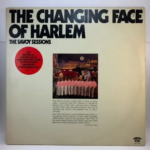 The Changing Face Of Harlem, released on Savoy Records in 1976.