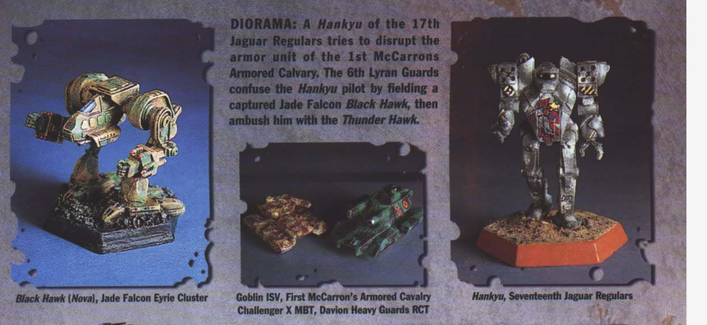 A screenshot of a book page from the 90s, showing a mini of the same robot.