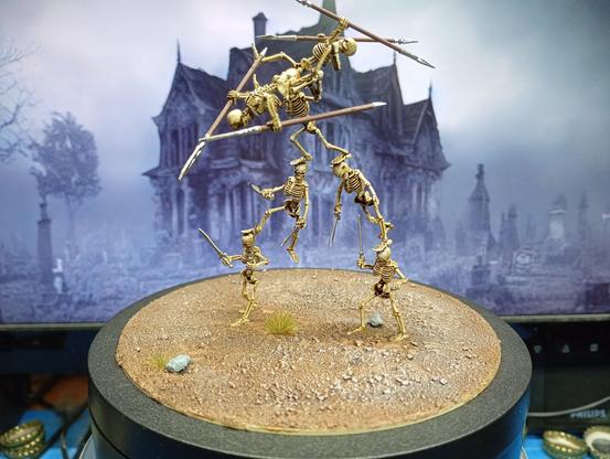 A bone golem made out of skeletons.