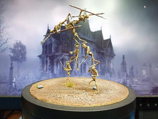 A bone golem made out of skeletons.