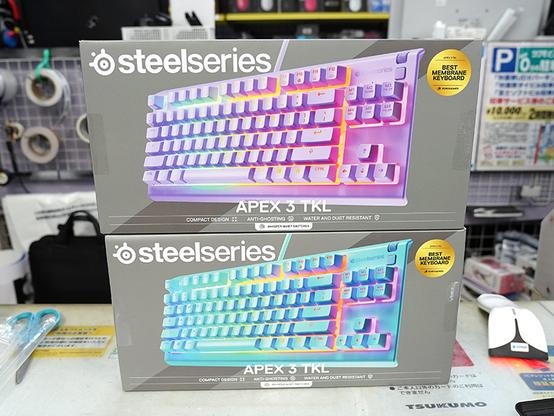SteelSeriesのゲーミングキーボード「Apex 3 TKL」とマウスパッド「QcK」にパステルカラーの新色 - AKIBA PC Hotline!