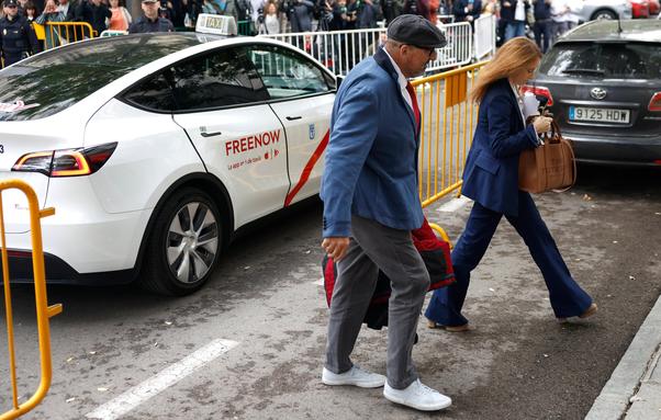 Koldo García, a su llegada este jueves al Tribunal Supremo.