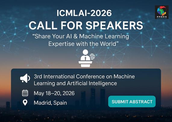 Join us to present your work, connect with global AI leaders, and inspire the next wave of innovation in #AI & #MachineLearning.

📅 May 18–20, 2026
📍 Madrid, Spain