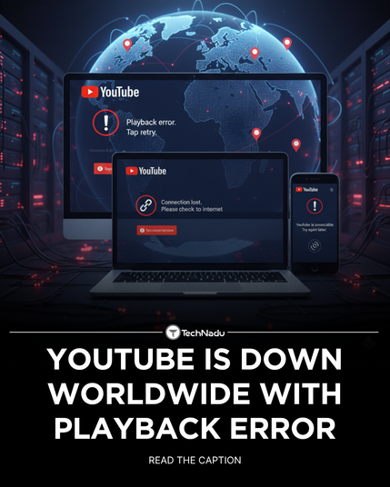 YouTube is down worldwide with playback error