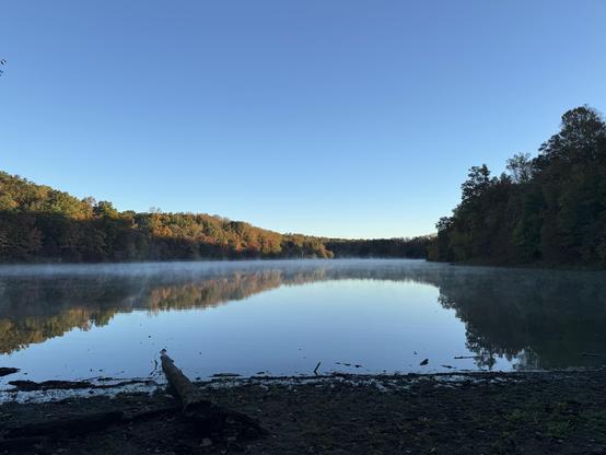 Morning at Bernard Frank Lake.