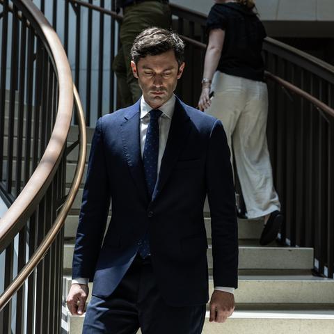Senator Jon Ossoff at the Capitol this summer.