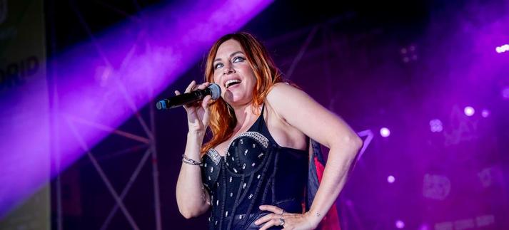 Leire Martínez durante la 18ª edición de la gala 'Mr Gay Spain Final' durante el Orgullo de Madrid de Madrid. / Europa Press News