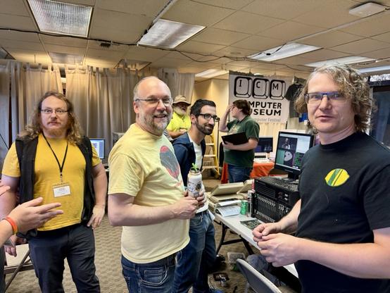 A group of attendees at the Interim Computer Festival FALL 2025