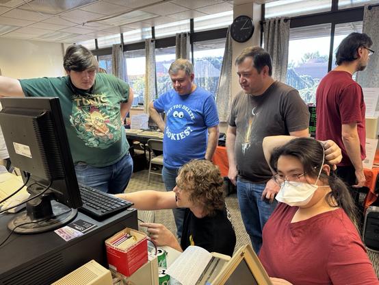 A group of attendees at the Interim Computer Festival FALL 2025
