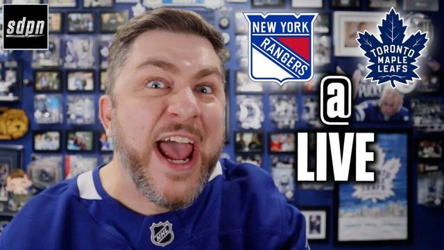 Toronto Maple Leafs vs New York Rangers LIVE w/ Steve Dangle
