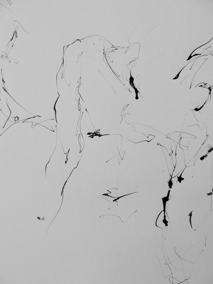 Portrait study of a male art model