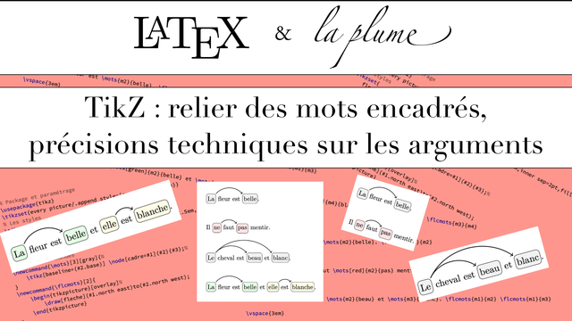 LaTeX et TikZ : Précision syntaxique sur l'utilisation des arguments obligatoires et optionnels dans les nouvelles commandes