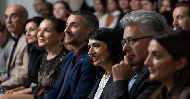 Zuhörerinnen und Zuhörer beim Konzert