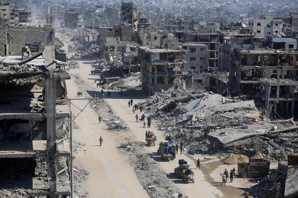 Vista de Ciudad de Gaza, tras la firma del alto fuego. (REUTERS/Dawoud Abu Alkas)