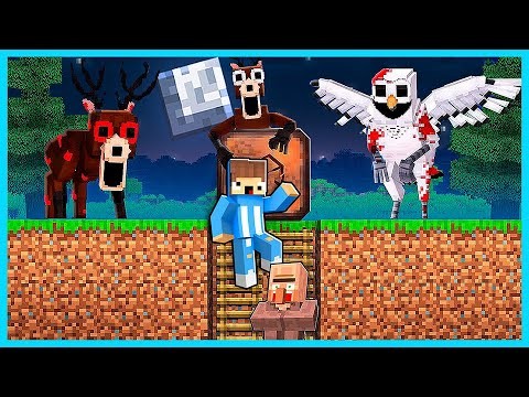 MIPAN & ZUZUZU MENYELAMATKAN WARGA VILLAGER DARI DEERS ROBLOX DAN BURUNG HANTU DI MINECRAFT!