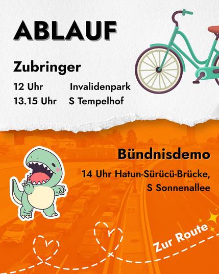 Ablauf Zubringer und Bündnisdemo