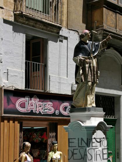 un santo en una calle de Malta