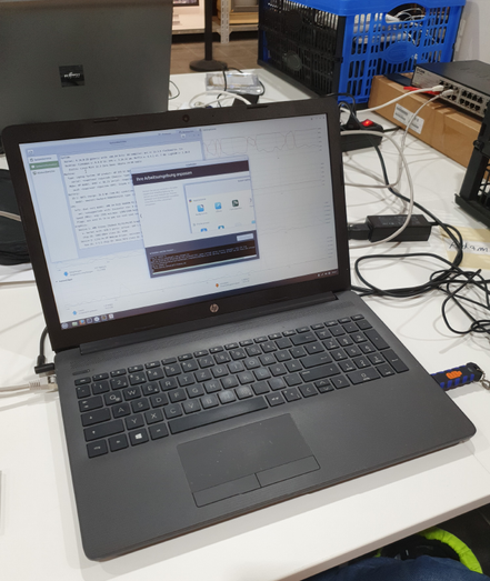 HP-Laptop mit Linux Mint Installation